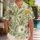 Daisy Clover Wildflower Botanical Button Up for Summer Beach Vacation Travel Men Hawaiian Shirt - 1