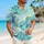 Mid-Century Abstract Ocean Waves for Coastal Resort Vacations and Beach Travel Getaways Hawaiian Shirt - 6
