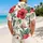 Crimson Hibiscus And Bird Of Paradise Botanical Style For Tropical Beach Getaways Hawaiian Shirt - 2