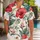 Crimson Hibiscus And Bird Of Paradise Botanical Style For Tropical Beach Getaways Hawaiian Shirt - 1