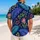 Tropical Palm Fronds And Coral Botanicals For Resort Vacation Beach Travel Style Hawaiian Shirt - 2