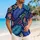 Tropical Palm Fronds And Coral Botanicals For Resort Vacation Beach Travel Style Hawaiian Shirt - 6