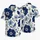 Navy Tropical Floral Botanical Aloha Resort Wear For Beach Vacations And Summer Parties Hawaiian Shirt - 5