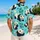 Cute Panda Bamboo Tropical Resort Vacation Wear for Men With Relaxed Island Style Hawaiian Shirt - 2