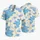 Abstract Blue Water Ripples for Beach Vacations and Relaxed Summer Resort Wear for Men Hawaiian Shirt - 5