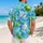 Tropical Citrus Ice Cubes And Limes For Beach Vacations And Resort Getaways For Men Hawaiian Shirt - 2