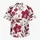Cranberry Red Orchid Floral Tropical Resort Vacation Getaway Casual Style For Men Hawaiian Shirt - 7