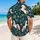 Ivory Unicorn Tropical Botanical Motifs For Resort Beach Summer Vacation Wear For Men Hawaiian Shirt - 2