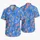 Coral Bell Flowers And Blue Meadow Florals For Beach Vacation Travel And Resort Days Hawaiian Shirt - 5
