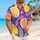 Tropical Citrus Slices And Island Leaves For Resort Vacation Travel And Beach Days Men Hawaiian Shirt - 6