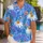Retro Daisy Meadow With Bumblebees For Garden Parties, Beach Trips And Summer Travel Hawaiian Shirt - 1
