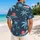 Tropical Palm And Island Motifs For Beach Vacations And Resort Travel For Men Hawaiian Shirt - 2