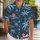 Tropical Palm And Island Motifs For Beach Vacations And Resort Travel For Men Hawaiian Shirt - 1