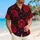 Crimson Rose Botanical Garden Romance For Valentine Date Nights And Gothic Flower Lovers Hawaiian Shirt - 6