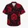 Crimson Rose Botanical Garden Romance For Valentine Date Nights And Gothic Flower Lovers Hawaiian Shirt - 7