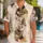 Watercolor Cat Faces And Tropical Florals For Resort Travel And Summer Cat Lovers Hawaiian Shirt - 1