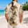 Watercolor Cat Faces And Tropical Florals For Resort Travel And Summer Cat Lovers Hawaiian Shirt - 2