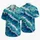 Turquoise Ocean Wave Foam For Beach Vacation Resort Wear And Coastal Travel Style Hawaiian Shirt - 5
