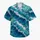 Turquoise Ocean Wave Foam For Beach Vacation Resort Wear And Coastal Travel Style Hawaiian Shirt - 7