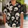 Vintage Aloha Skull Motifs for Beach Parties, Resort Travel and Tropical Getaways Hawaiian Shirt - 1