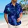 Deep Blue Galaxy Nebula Starfield For Beach Vacations And Resort Getaways For Men Hawaiian Shirt - 6