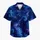 Deep Blue Galaxy Nebula Starfield For Beach Vacations And Resort Getaways For Men Hawaiian Shirt - 7