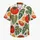 Tomato Tropical Leaf Resort Wear for Summer Vacations and Coastal Getaway Lovers Hawaiian Shirt - 7