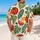 Tomato Tropical Leaf Resort Wear for Summer Vacations and Coastal Getaway Lovers Hawaiian Shirt - 2