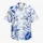 Cobalt Blue Tropical Flowers For Resort Getaways And Coastal Summer Style For Men Hawaiian Shirt - 7
