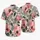 Blush Pink Tropical Flowers And Eucalyptus Leaves For Resort Parties And Beach Travel Hawaiian Shirt - 5