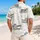 Vintage Fishing Boats and Schooling Fish for Coastal Resort Getaways and Beach Vacations Hawaiian Shirt - 2