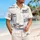Vintage Fishing Boats and Schooling Fish for Coastal Resort Getaways and Beach Vacations Hawaiian Shirt - 6