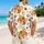 Cute Tiger Cub Faces With Paw Marks For Beach Vacations And Tropical Parties For Men Hawaiian Shirt - 2