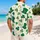 Emerald Leprechaun Hats And Shamrocks For St Patrick's Day Beach Vacation Wear Hawaiian Shirt - 2