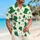 Emerald Leprechaun Hats And Shamrocks For St Patrick's Day Beach Vacation Wear Hawaiian Shirt - 6