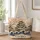 Japanese Castle Cherry Blossom Wave Scene For Travel, Campus And Everyday Errands Quilted Tote Bag - 1