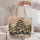 Japanese Castle Cherry Blossom Wave Scene For Travel, Campus And Everyday Errands Quilted Tote Bag - 5