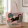 Black Cat Catching Fish With Tropical Leaves for Travel, Beach and Holiday Gifts Quilted Tote Bag - 1