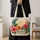 Tropical Hibiscus Palm Sunrise Beach Market Carryall For Island Travel And Everyday Use Quilted Tote Bag - 4