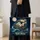 Ghost Pirate Ship Halloween Carryall for Fall Travel, School, Work and Everyday Adventures Quilted Tote Bag - 4