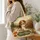 Vintage Hound Puppy Autumn Mountain Trail For Outdoor Hiking Lovers And Dog Mom Gifts Quilted Tote Bag - 3