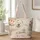 Samoyed Puppy Floral Garden Gift for Dog Moms, Everyday Travel, Market, and Errand Use Quilted Tote Bag - 1
