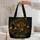 Twilight Garden Gnome Village For Camping Trips And Cottagecore Everyday Adventures Quilted Tote Bag - 5