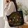 Twilight Garden Gnome Village For Camping Trips And Cottagecore Everyday Adventures Quilted Tote Bag - 3