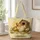 Rustic Hen And Chick Farmyard Scene For Market Trips, Travel, And Chicken Keeper Gifts Quilted Tote Bag - 1