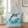 Leaping Dolphin Over Turquoise Waves Beach Travel Gift For Ocean And Coastal Lovers Quilted Tote Bag - 1