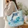 Leaping Dolphin Over Turquoise Waves Beach Travel Gift For Ocean And Coastal Lovers Quilted Tote Bag - 3