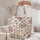 Vintage Peony Floral Carryall For Weekend Travel, Gym Days And Gifts For Women On The Go Quilted Tote Bag - 5