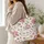Vintage Peony Floral Carryall For Weekend Travel, Gym Days And Gifts For Women On The Go Quilted Tote Bag - 3