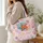 Hand Painted Ocean Shells And Sea Stars For Beach Trips And Coastal Gift Giving Lovers Quilted Tote Bag - 3